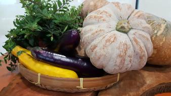 Pumpkin Veg Eggplant