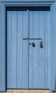 Door Wooden Blue