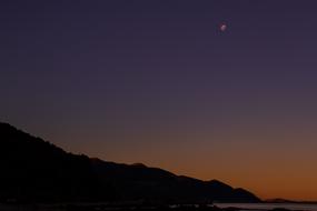 Moon Dusk Mountain