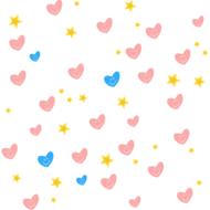 pattern hearts stars texture