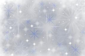 snowflakes on a gray background