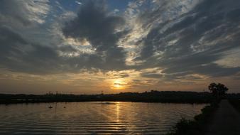 Sunrise Reflection Cloud