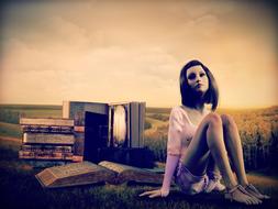 Books Landscape Read