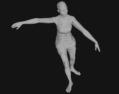 girl model 3d