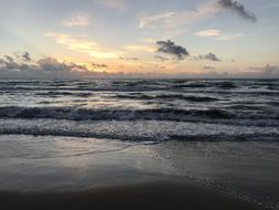 Beach Sunrise South Padre Island
