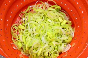 Cooking a fresh salad