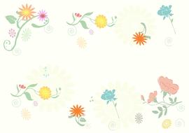 illustration flowers background