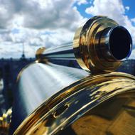 Telescope Paris Clouds