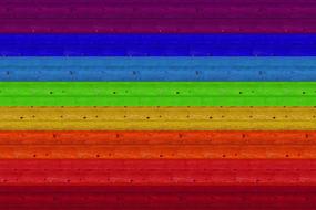 Wood Boards Colorful