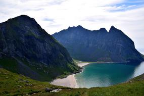 Lofoten Mountain Peaks Scandinavia