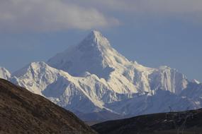 Mountain Snow A Bird'S Eye View