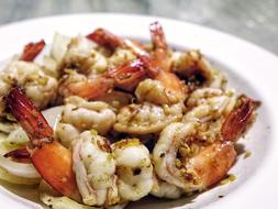 boiled shrimp with spices