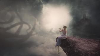 Mist Evening Landscape