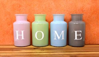 Home letters At Vases