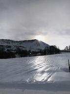 Snow Winter Landscape Body Of