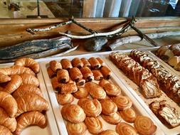 hot baked goods in the store