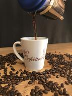 brewed sweet coffee