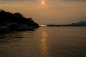 Sunset The Water