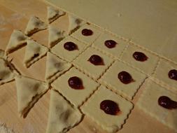 pastries with sweet fillings