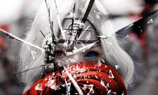 Girl Eye Glass