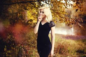 Girl Blonde Nature