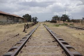 Railway Tracks Outdoors