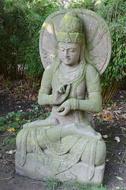 buddha green sculpture