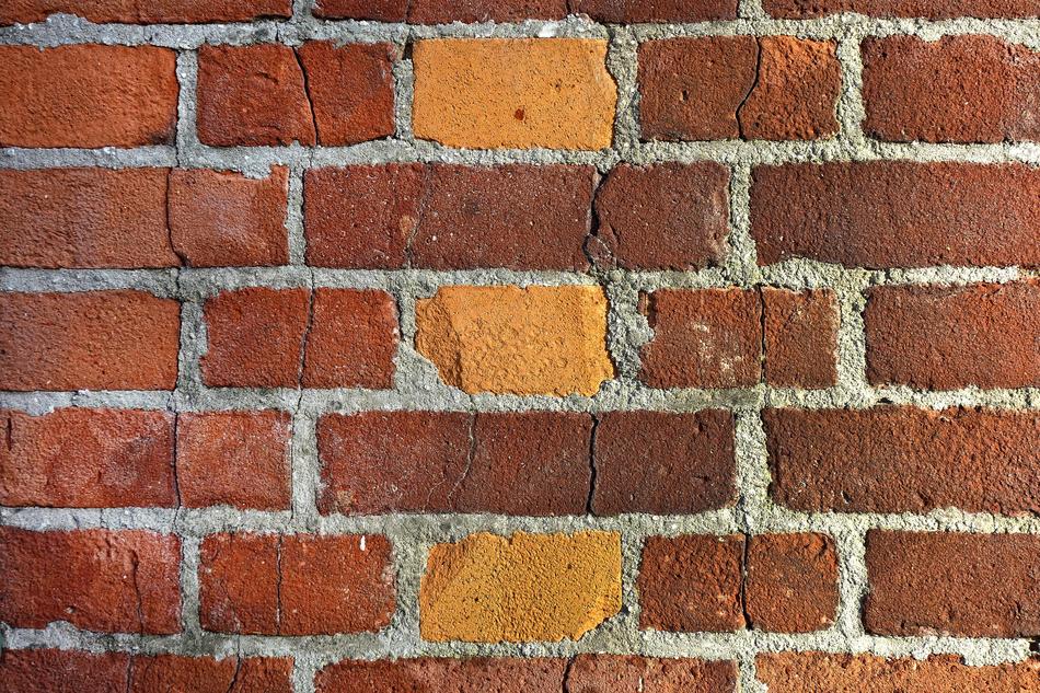 Brick Wall Red
