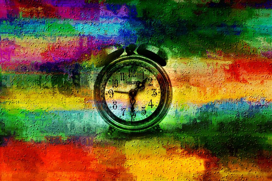 Pattern Texture Clock Alarm