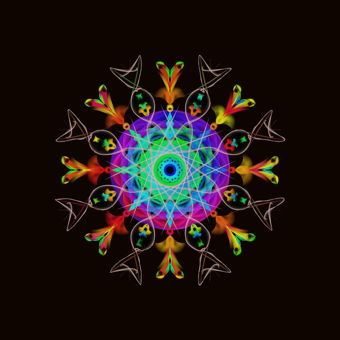 ornament symmetry round flame