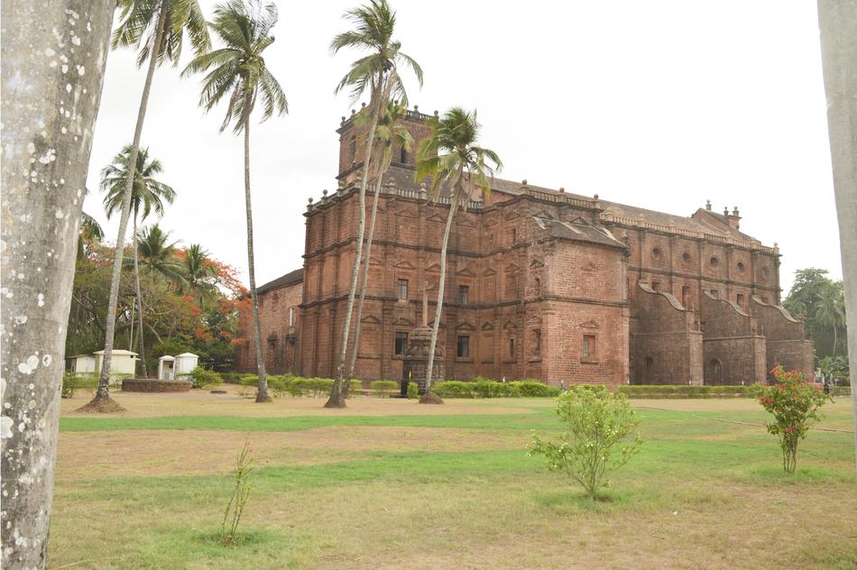 historic building in Goa, India