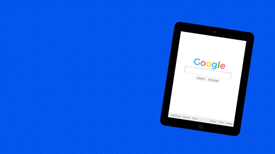 blue background google