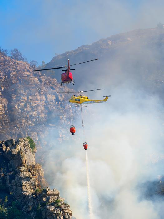 Fire Fighting Helicopters Sky