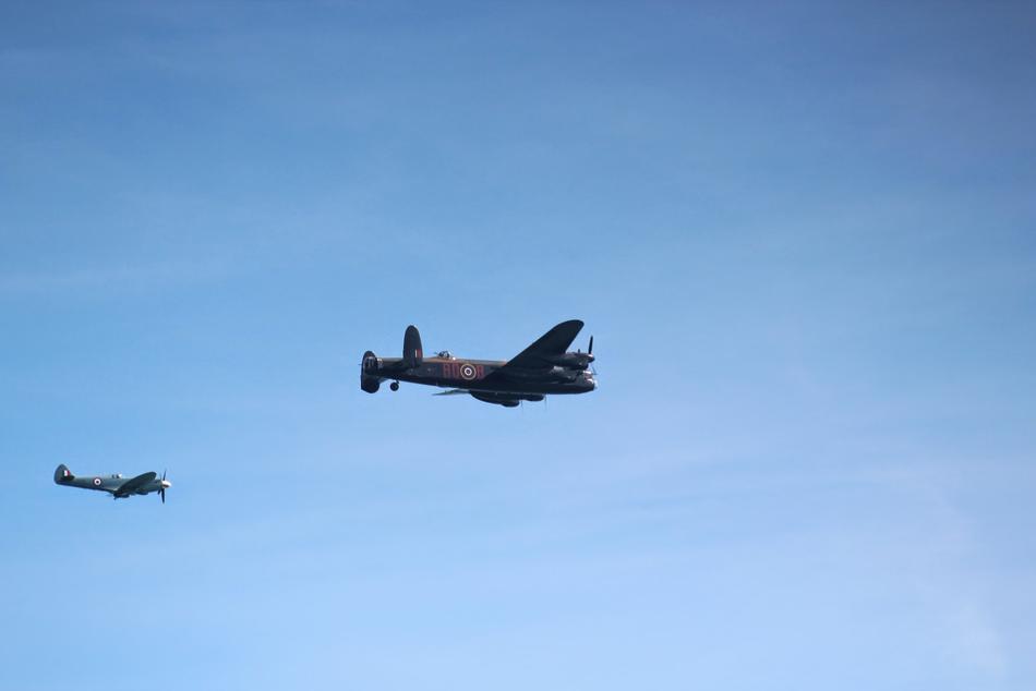 Airshow in the sky of britain