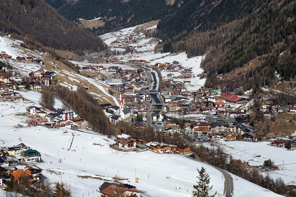 Solden Austria Skiing view