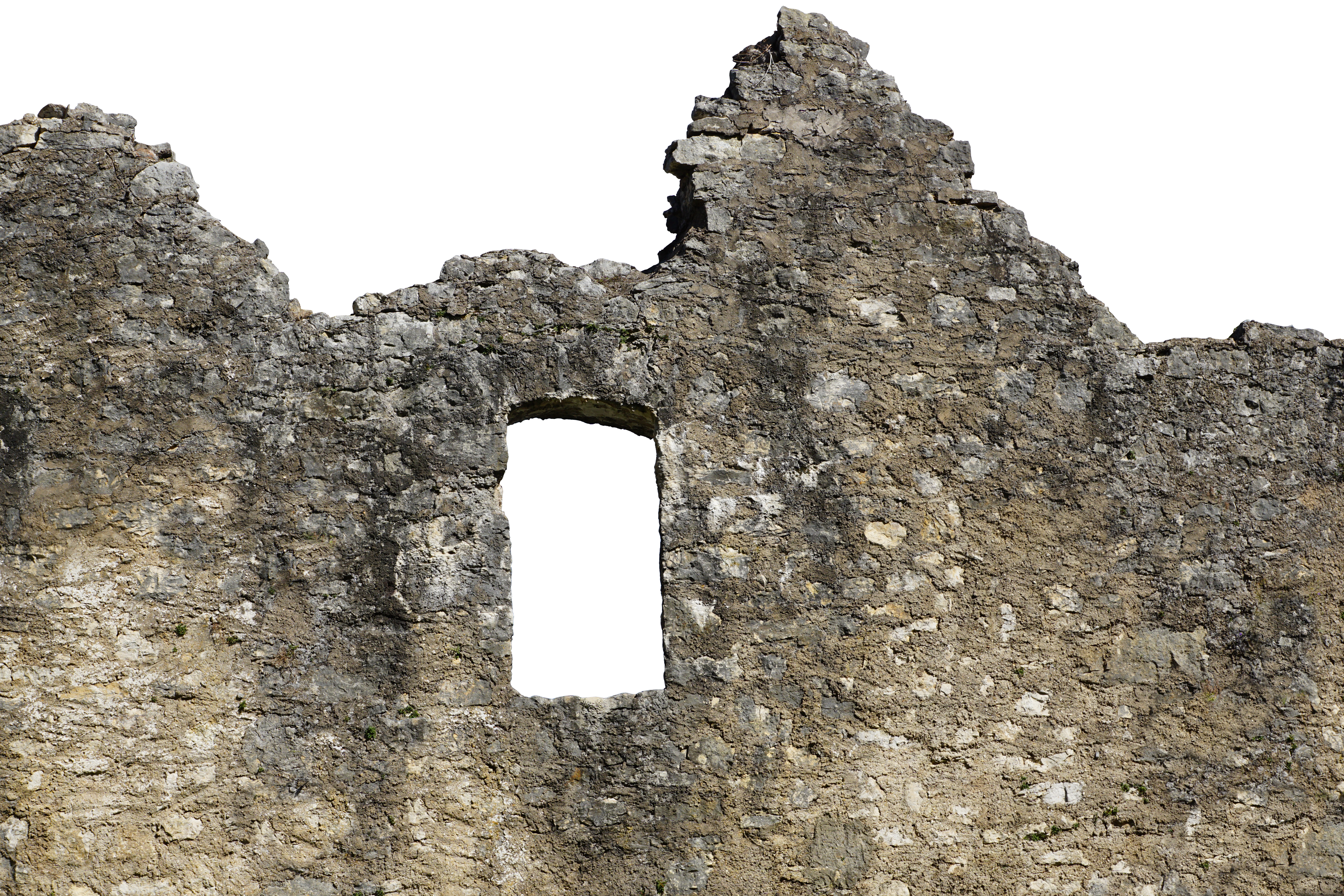 Каменная стена замок