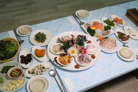 fresh tasty dishes