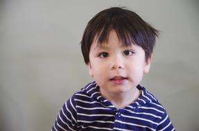 portrait of asian Child Cute face