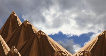 Mountains Steep Sky