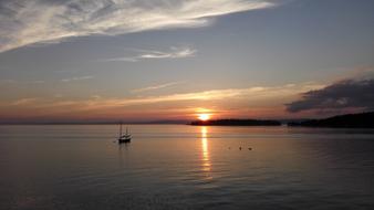 Sunset Dawn Water