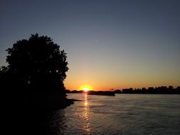 River Twilight Water