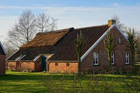 Barn FarmHouse landscape