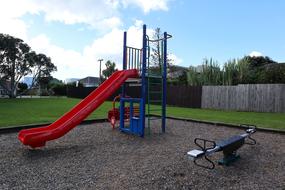 Slide on Playground Outdoors