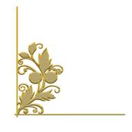 golden pattern decor frame