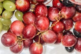 red sweet grapes