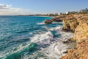 Cyprus Ayia Napa Coastline Rocky