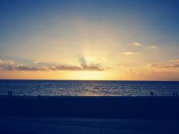 Sunset Sea North Baltic