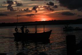 Sunset Boat Quiet