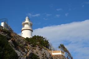 Lighthouse Sky Clouds