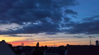 Panorama-Like Sunset Heaven